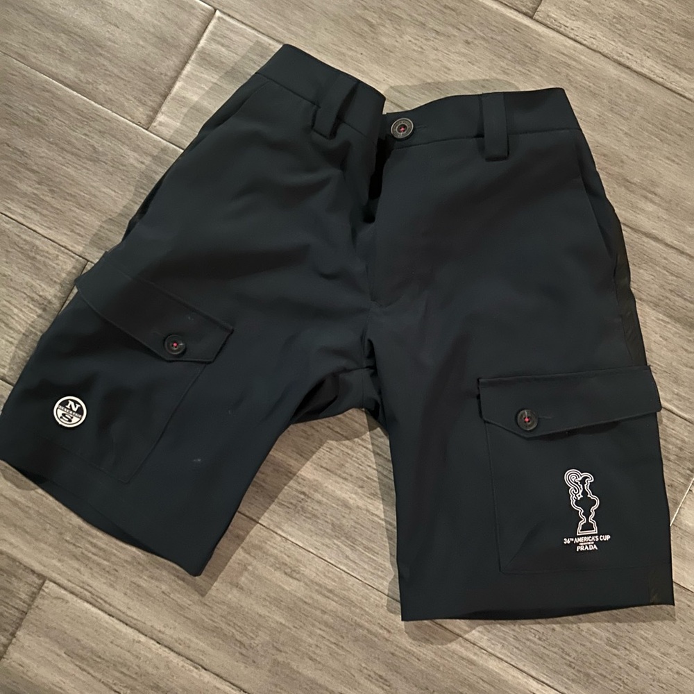Prada Authentic Dark Gray Cargo Shorts
